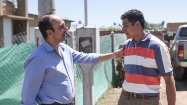 José Corral fue a visitar a Lautaro Sarmiento.
