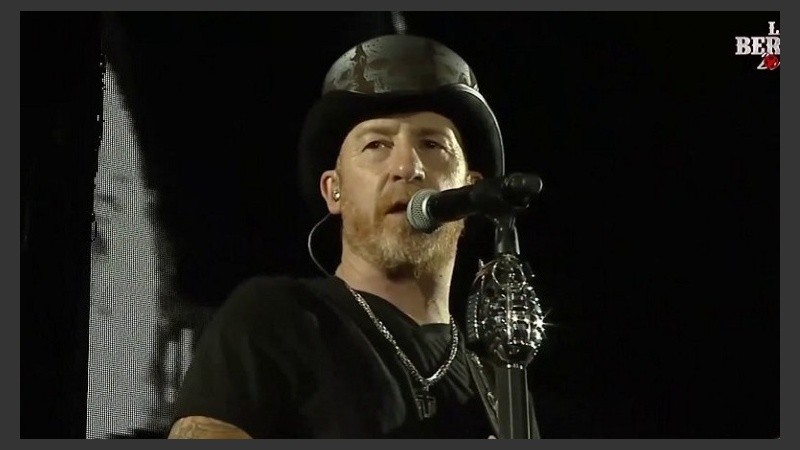 Rolo Sartorio no quiso saber nada con que su público insulte al presidente. 