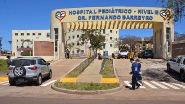 El chico estaba en el Hospital de Pediatría de Posadas.