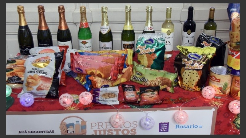 La canasta navideña está incluida en la nueva lista de artículos.