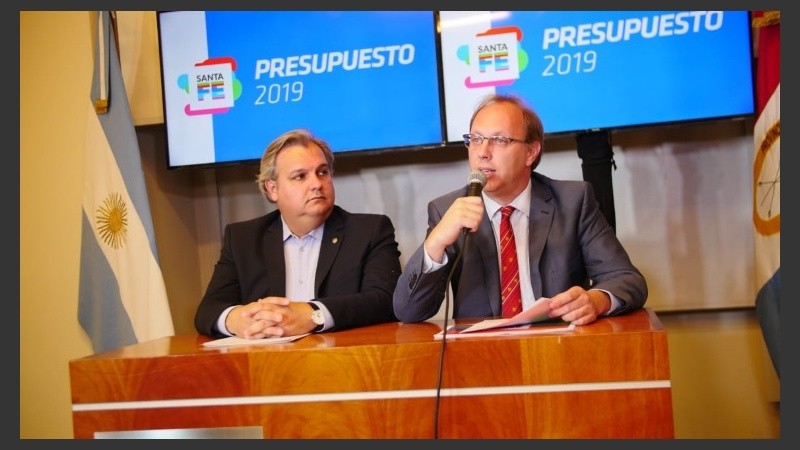 El presupuesto provincial se presentó este martes en Santa Fe.