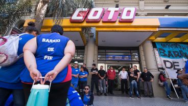 Una de las manifestaciones fue en el Coto del centro de Rosario.