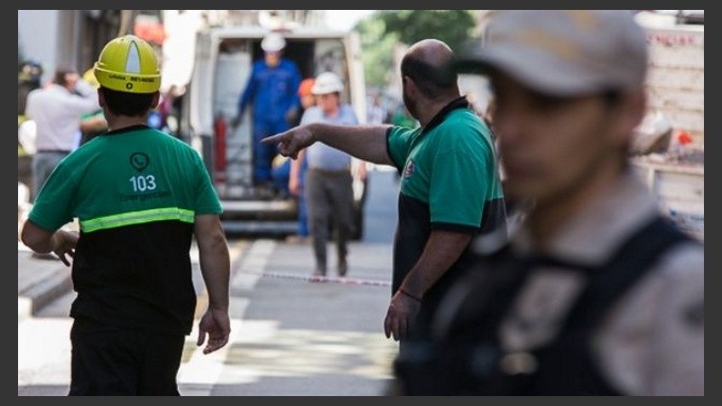 Equipos de emergencia actuaron rápidamente en la zona.