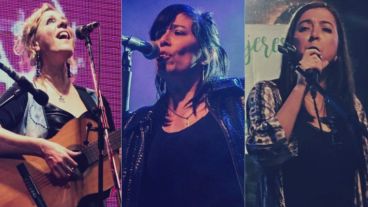 Valei, Mercedes Ianniello y Astrd Denegri integran el Colectivo Mujeres Músicas Rosario