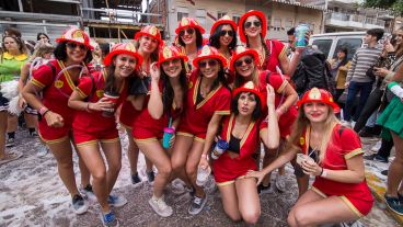 La bajada de Odontología ya es un clásico junto con la de Medicina.