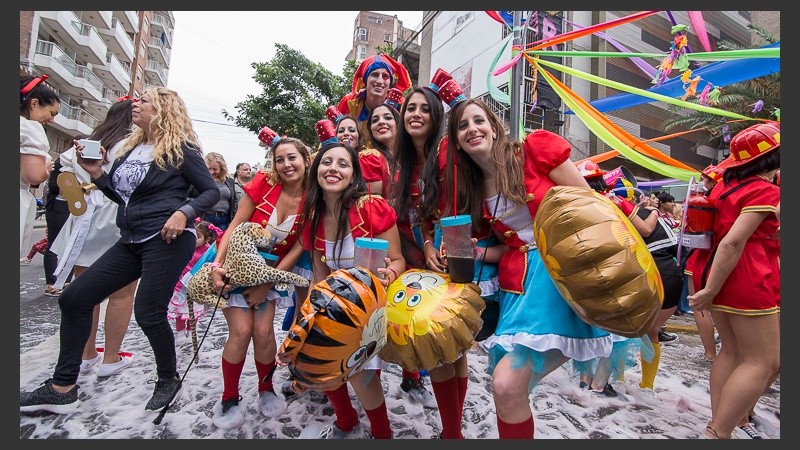 Color y alegría en la bajada de este año.