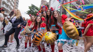 Color y alegría en la bajada de este año.