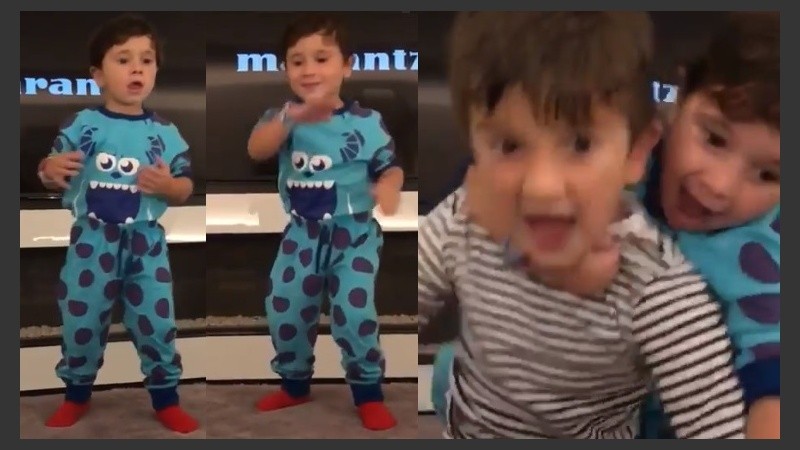 Los Messi: nada como un domingo en casa y en familia.