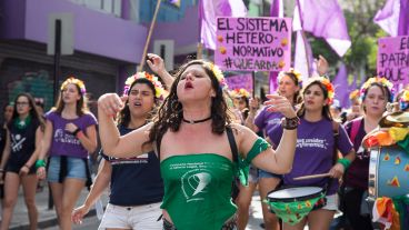 El reclamo se hizo escuchar por las calles de la ciudad.