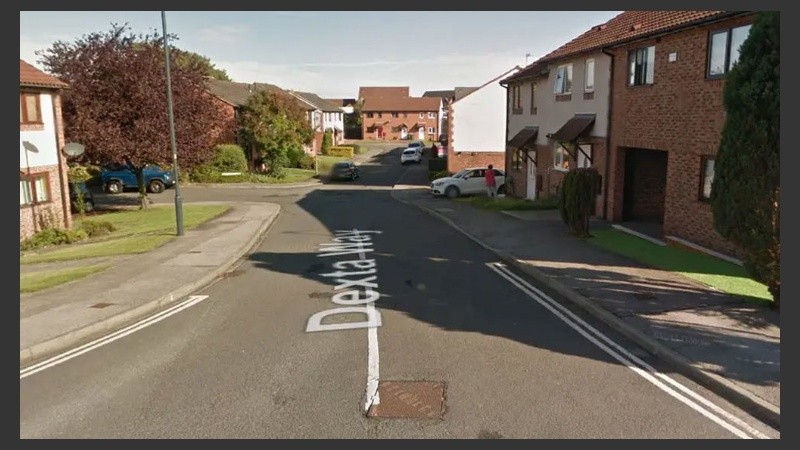 La zona del hallazgo de los restos del bebé.