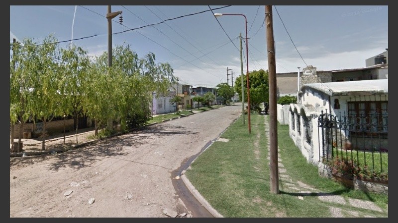 La zona donde se produjo el feroz ataque.