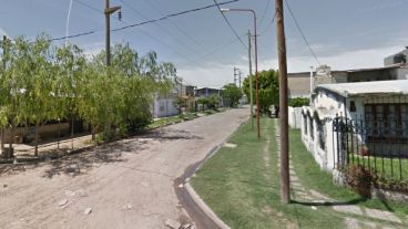 La zona donde se produjo el feroz ataque.