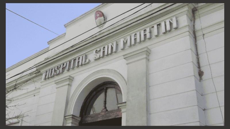 El hospital donde fue atendida la madre del bebé.
