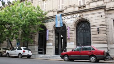 El hospital donde fue atendido el joven baleado.