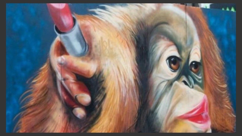 Así promocionaban a Pony en el burdel indonesio. 