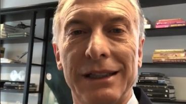 El presidente Macri, en el inicio de una jornada maratónica.