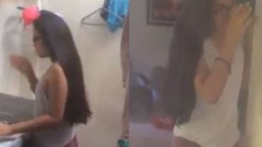 El padre maltrató a la hija y encima lo filmó.