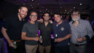 La fiesta de fin de año de Televisión Litoral.