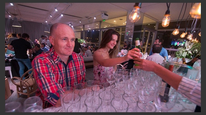 La fiesta de fin de año de Televisión Litoral.