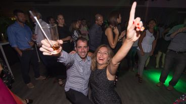 La fiesta de fin de año de Televisión Litoral.