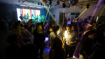 La fiesta de fin de año de Televisión Litoral.