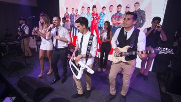 La fiesta de fin de año de Televisión Litoral.