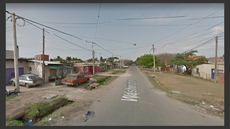 La calle en la que ocurrió el homicidio. 