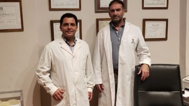 Los especialistas Germán Cipulli y Carlos Arce.