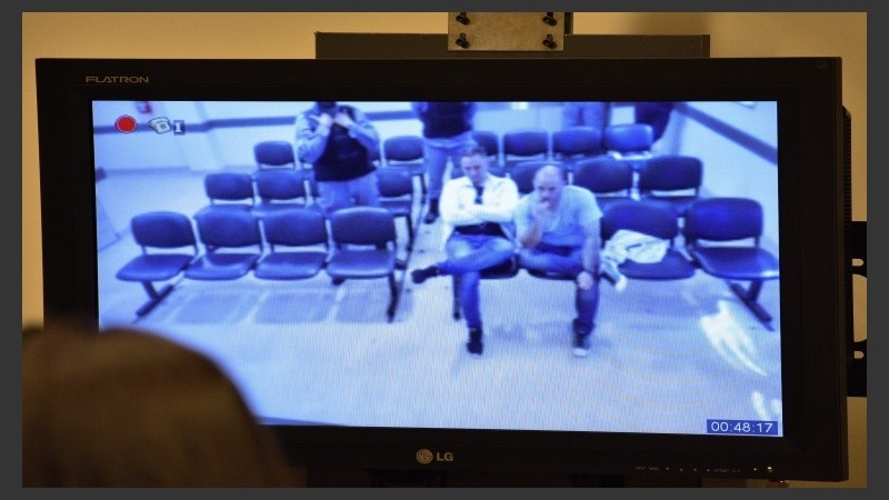 Los imputados siguieron la sentencia por videoconferencia.