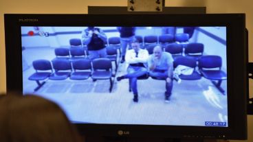 Los imputados siguieron la sentencia por videoconferencia.