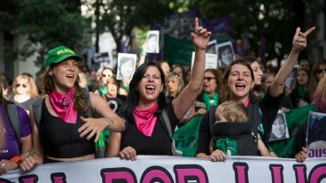 La nutrida marcha reclamó justicia por Lucía.