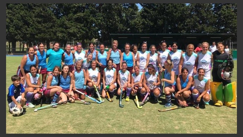 Las jugadoras de hockey rosarinas.