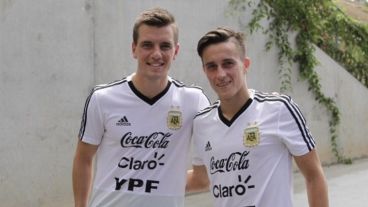 Lo Celso y Cervi, unidos por la selección y por la final canalla.