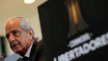 El presidente de River, Rodlfo D'Onofrio.