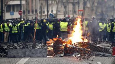 Otro sábado de marchas e incidentes en París.