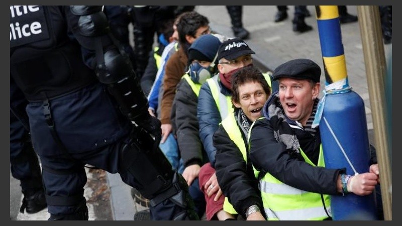 Las protestas se extendieron a Bélgica, con reclamos similares.
