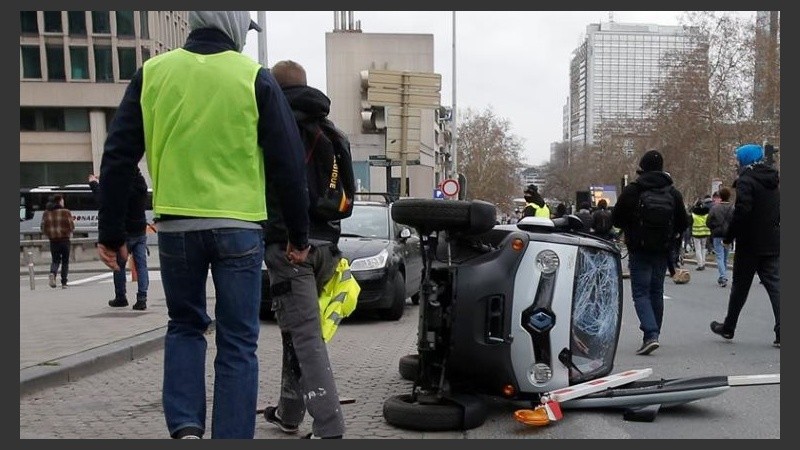 Las protestas se extendieron a Bélgica, con reclamos similares.
