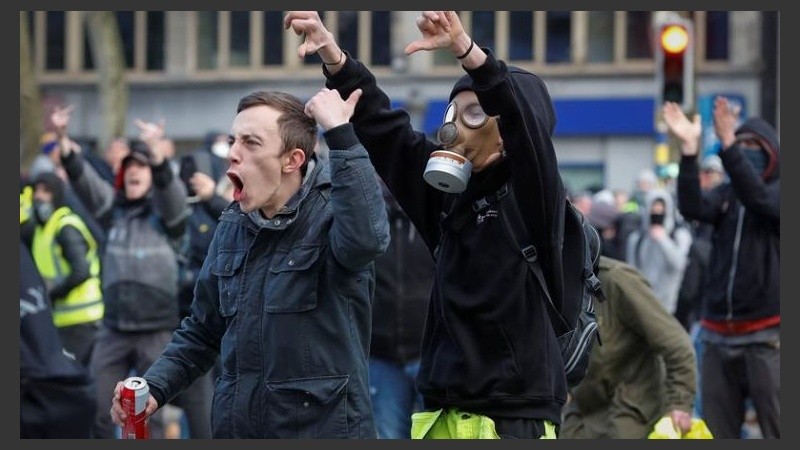 Las protestas se extendieron a Bélgica, con reclamos similares.