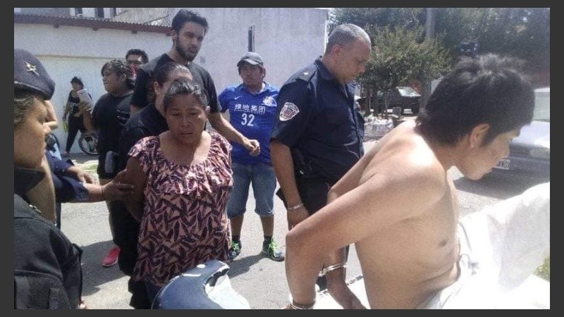 Las imágenes de algunos de los detenidos y lesionados en el barrio Toba.