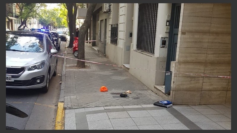 El imputado fue golpeado por transeúntes en Brown al 2100.