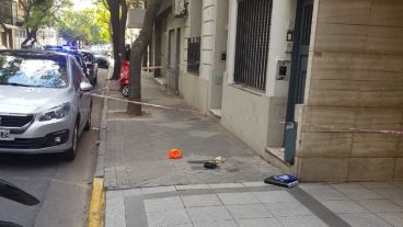 El imputado fue golpeado por transeúntes en Brown al 2100.