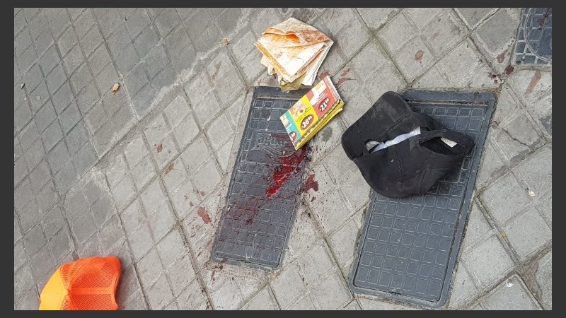 El imputado fue golpeado por transeúntes en Brown al 2100.