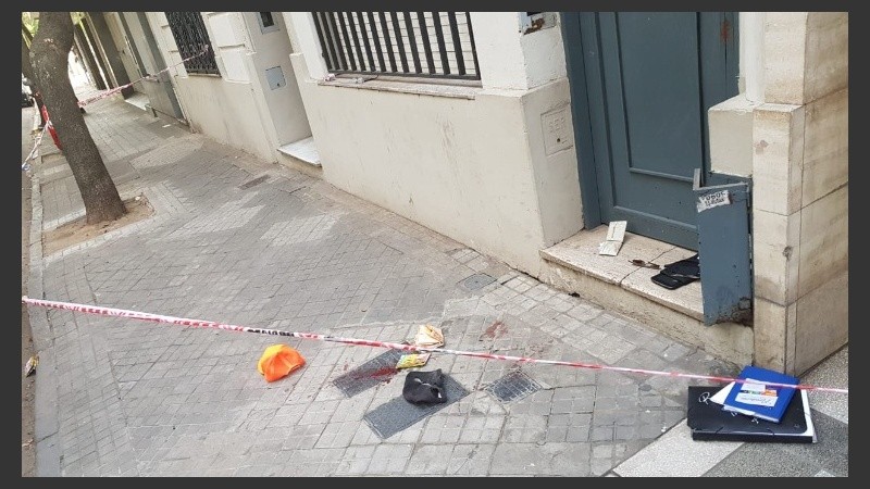 El imputado fue golpeado por transeúntes en Brown al 2100.