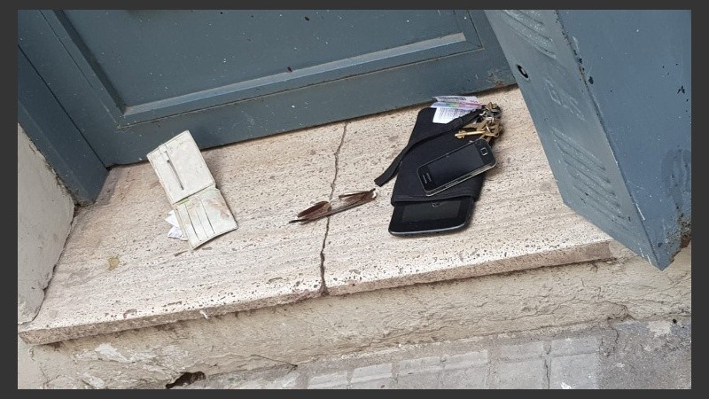 El imputado fue golpeado por transeúntes en Brown al 2100.