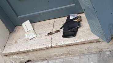 El imputado fue golpeado por transeúntes en Brown al 2100.