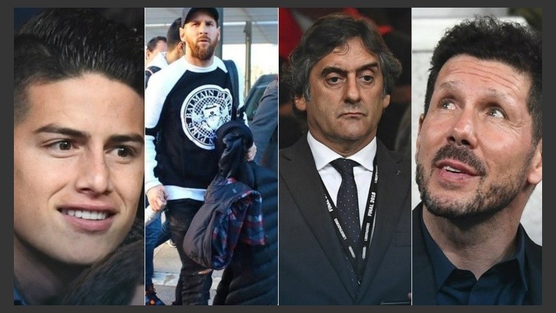 Celebridades en el estadio Santiago Bernabeu 