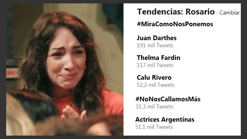 El llanto de Thelma y el rebote en Twitter.