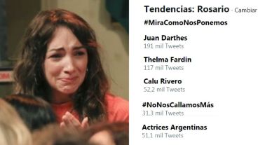 El llanto de Thelma y el rebote en Twitter.