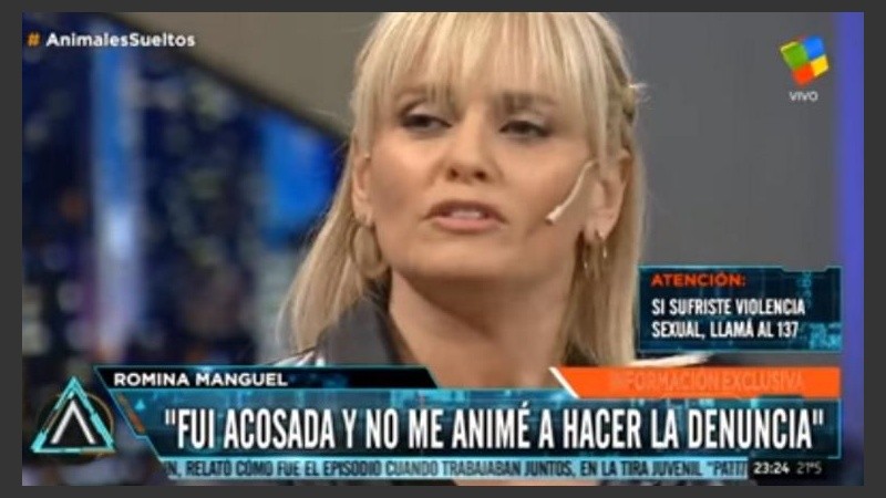 Manguel compartió dos experiencias de acoso laboral. 