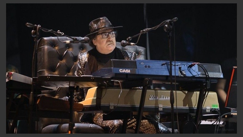 Charly, en el show que brindó en Rosario en septiembre.